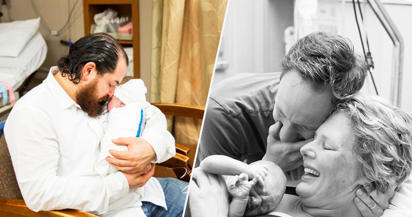 19 Pics Of Meeting Their Babies For The First Time