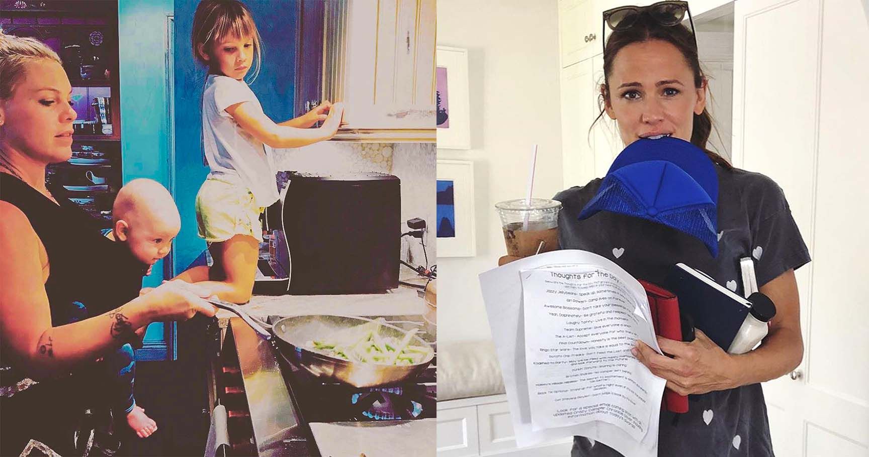 20 Raw Photos From Celebrity Wives That Are Just Too Relatable To Moms