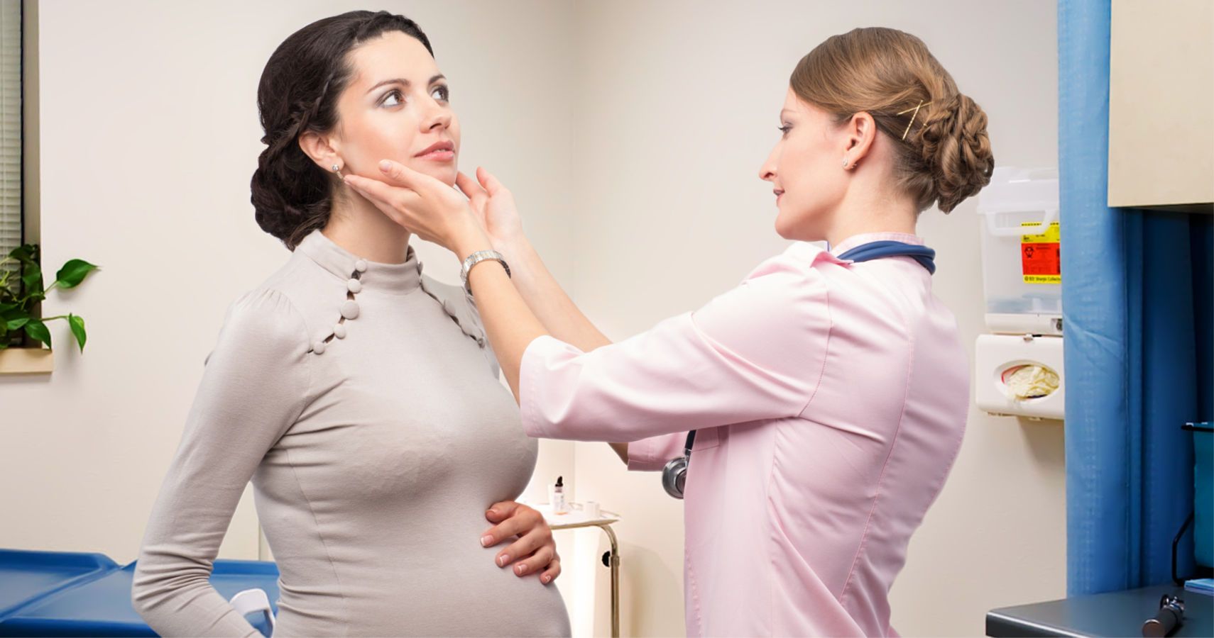 pregnant woman thyroid check