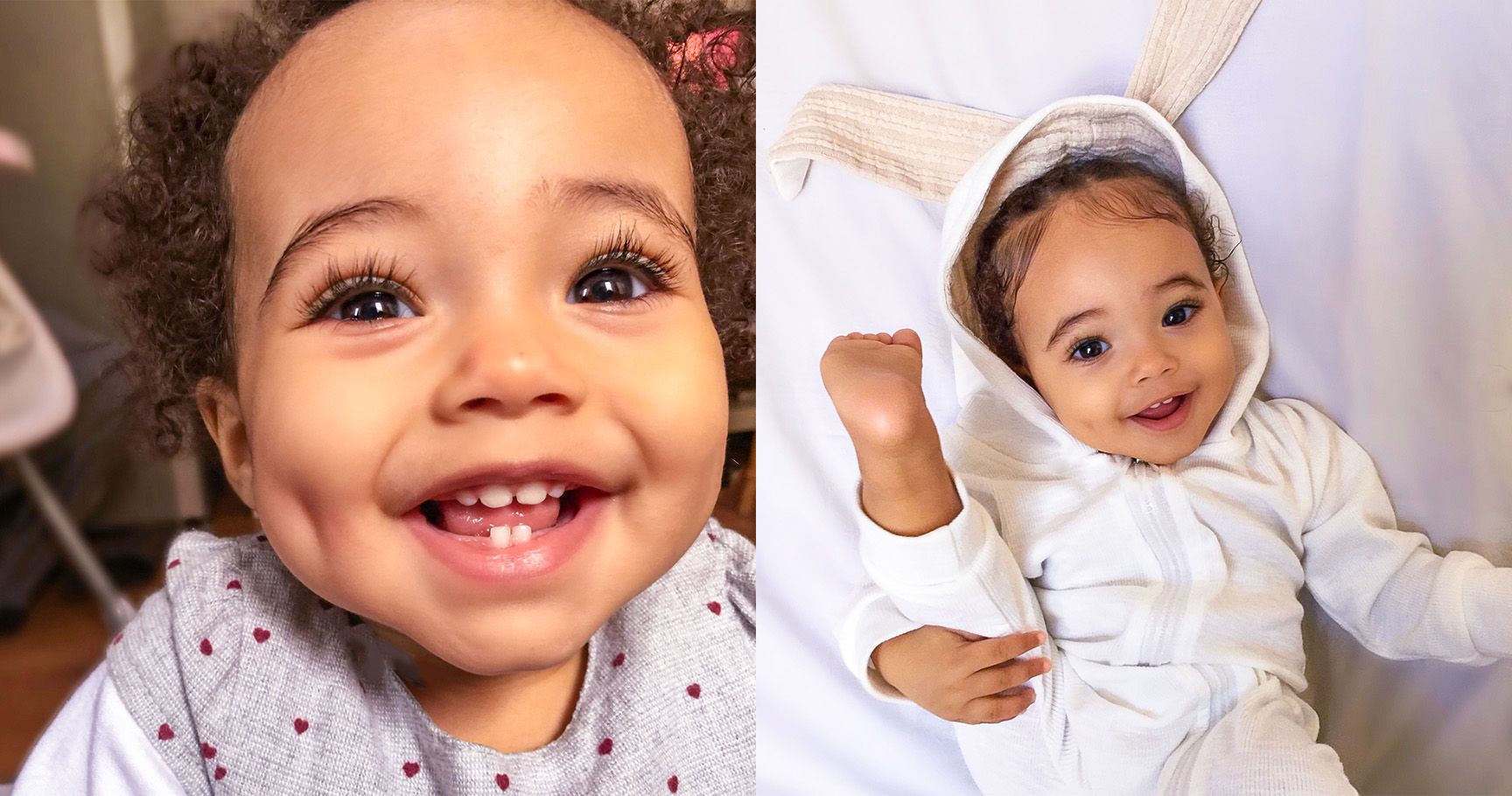 Cute Mixed Babies With Blue Eyes And Dimples