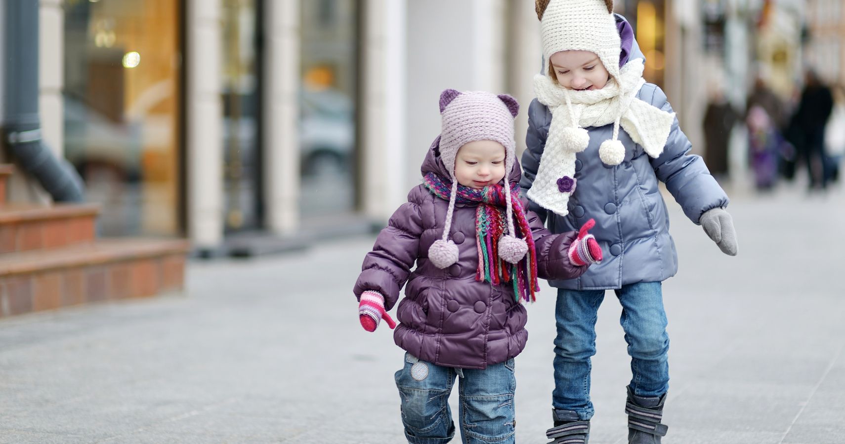 kids in winter coats