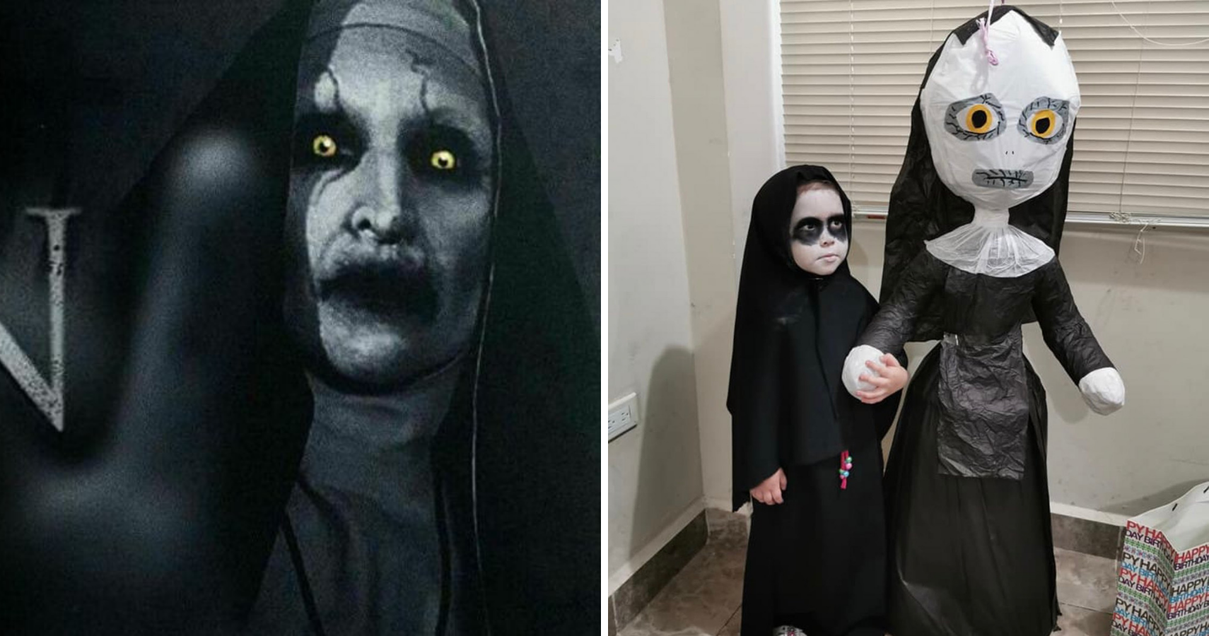 The Nun Themed Birthday Party For Lucia, 3-Years-Old