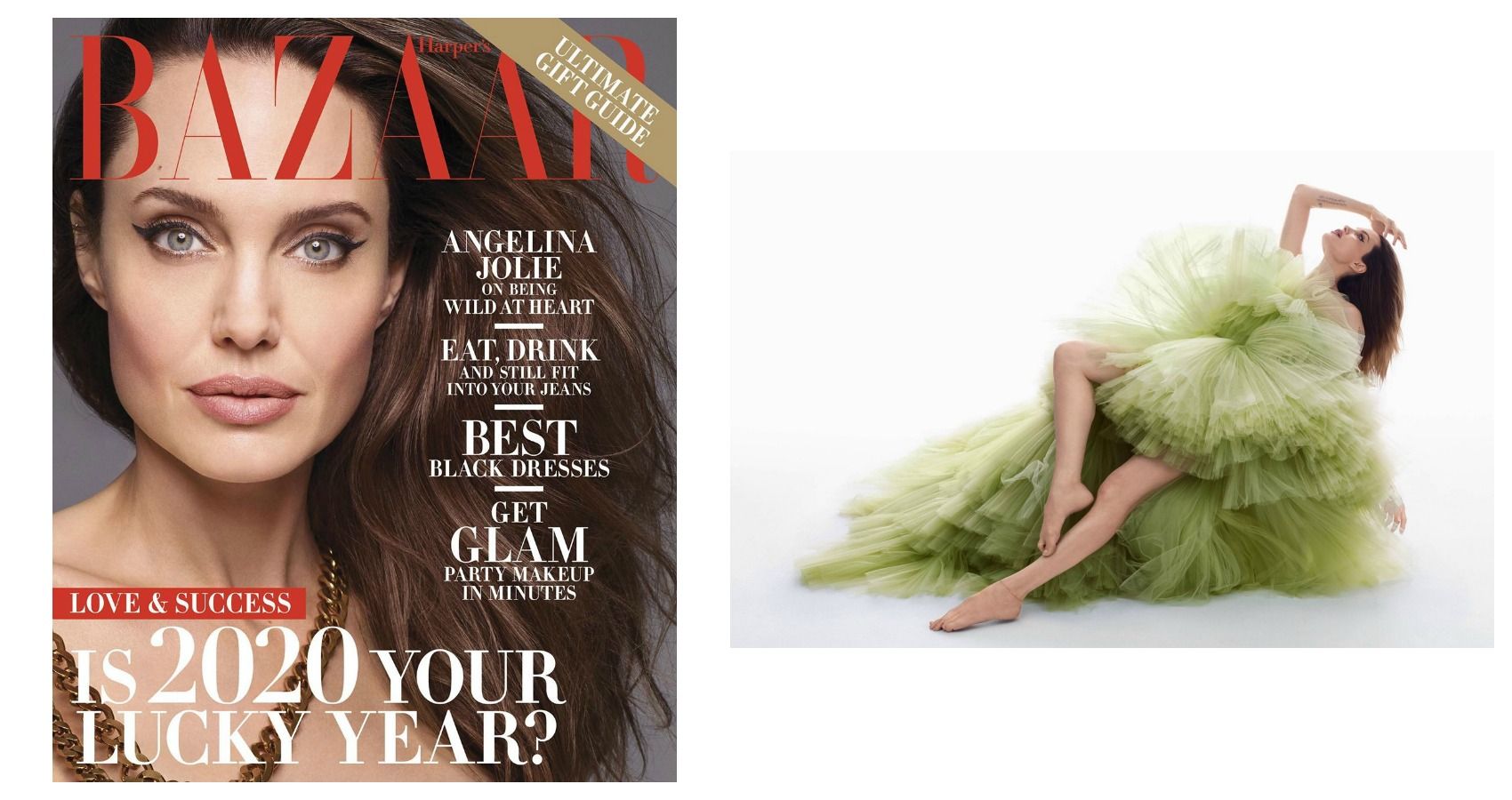 Angelina Jolie Harper's Bazaar cover