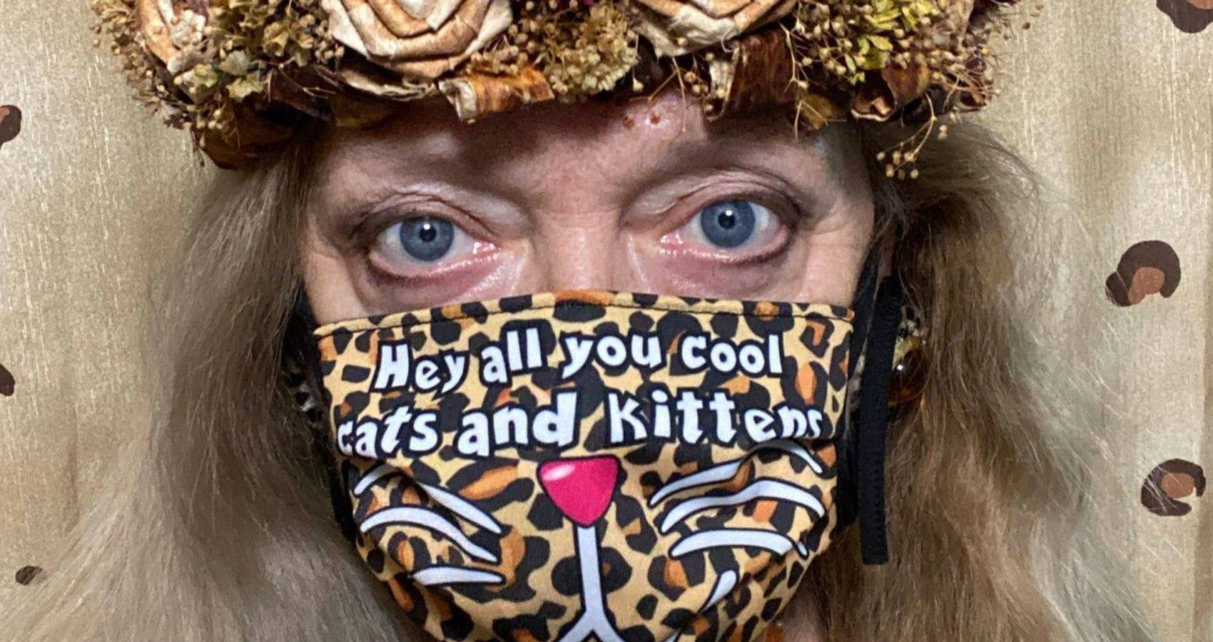 Carole Baskin Wearing A Face Mask