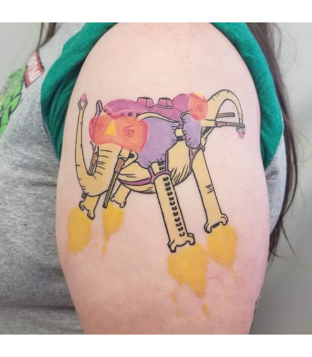 An Elephant Tattoo