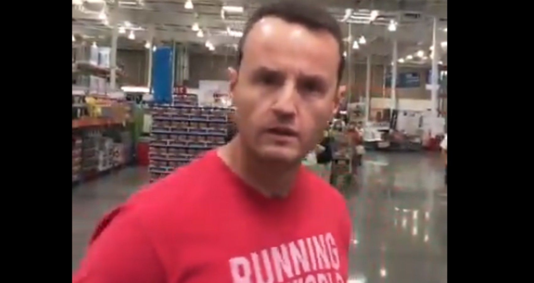 Throwing A Tantrum At Costco , Asked To Wear Mask