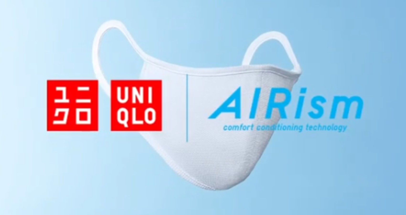 Uniqlo AIRism Face Mask Air Conditioned Feel