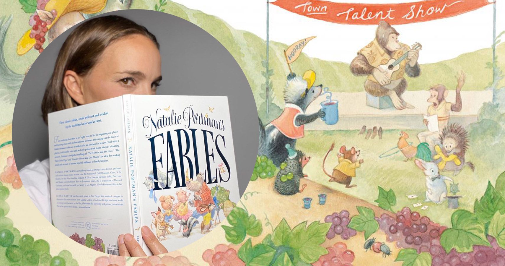 Natalie Portman Rewrites Popular Children's Fables Adding Girls To The Stories