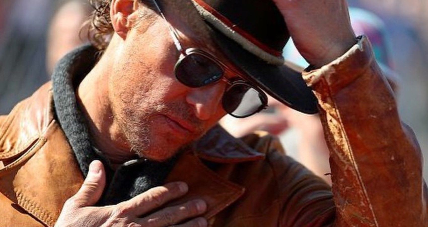 Matthew McConaughey in a cowboy hat