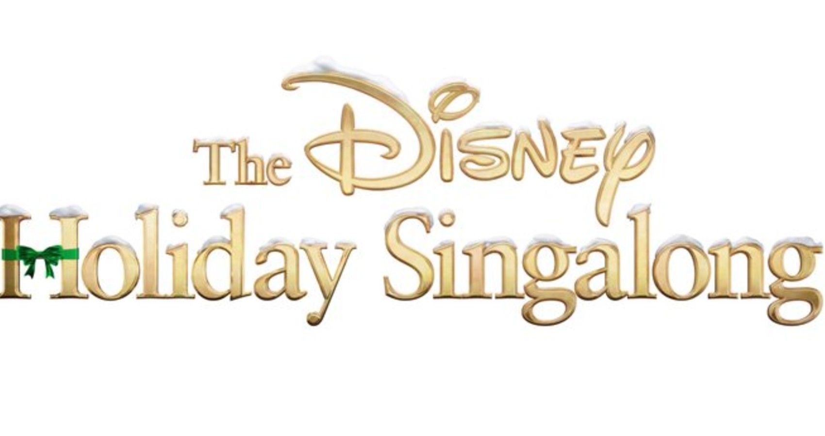 A poster for the new Holiday Disney singalong