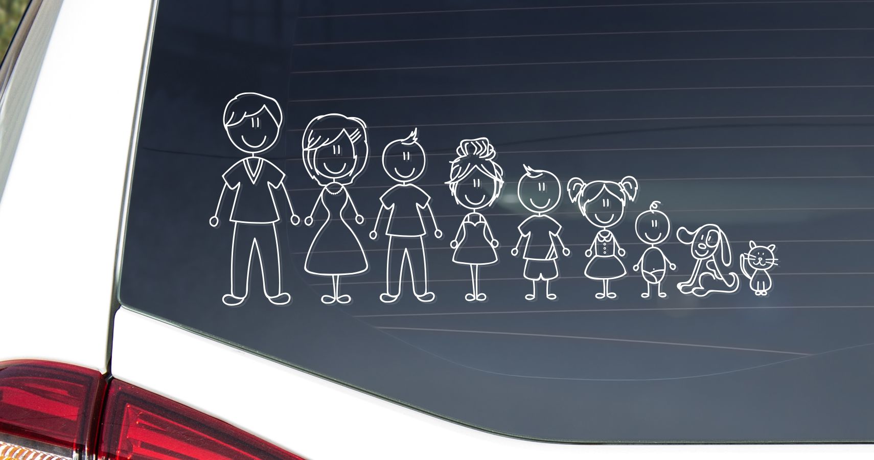 bad stick family decals