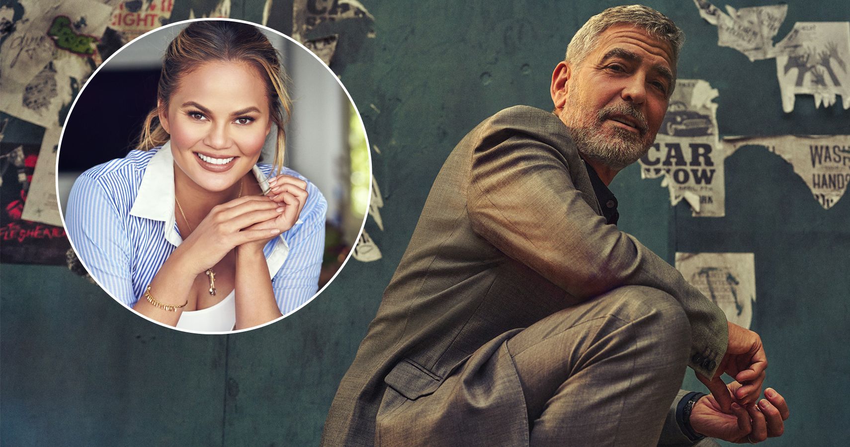 George Clooney Loves Watching How Chrissy Teigen Deals With Trolls