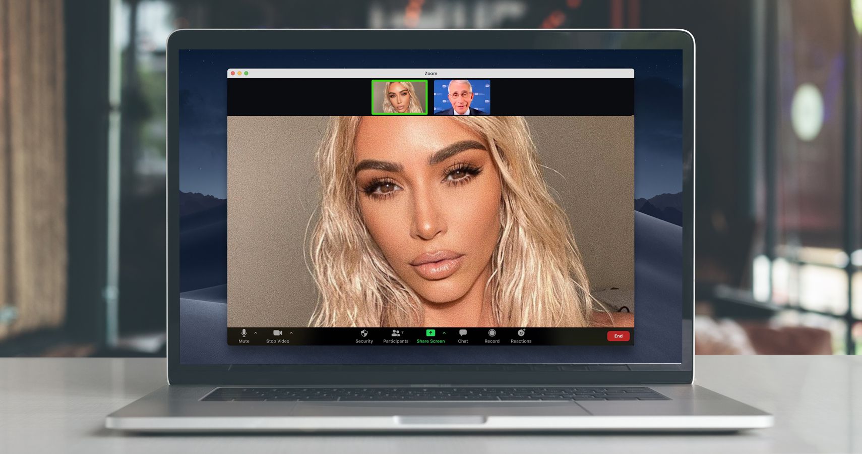 Kim Kardashian Had A Zoom Call With Dr. Fauci To Talk About The Coronavirus