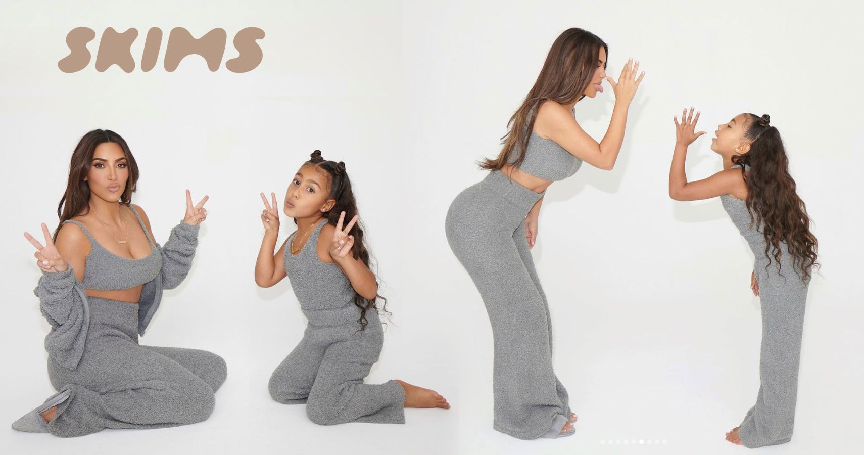 Kim Kardashian Is Launching A SKIMS Line For Children & She Has The Cutest Models