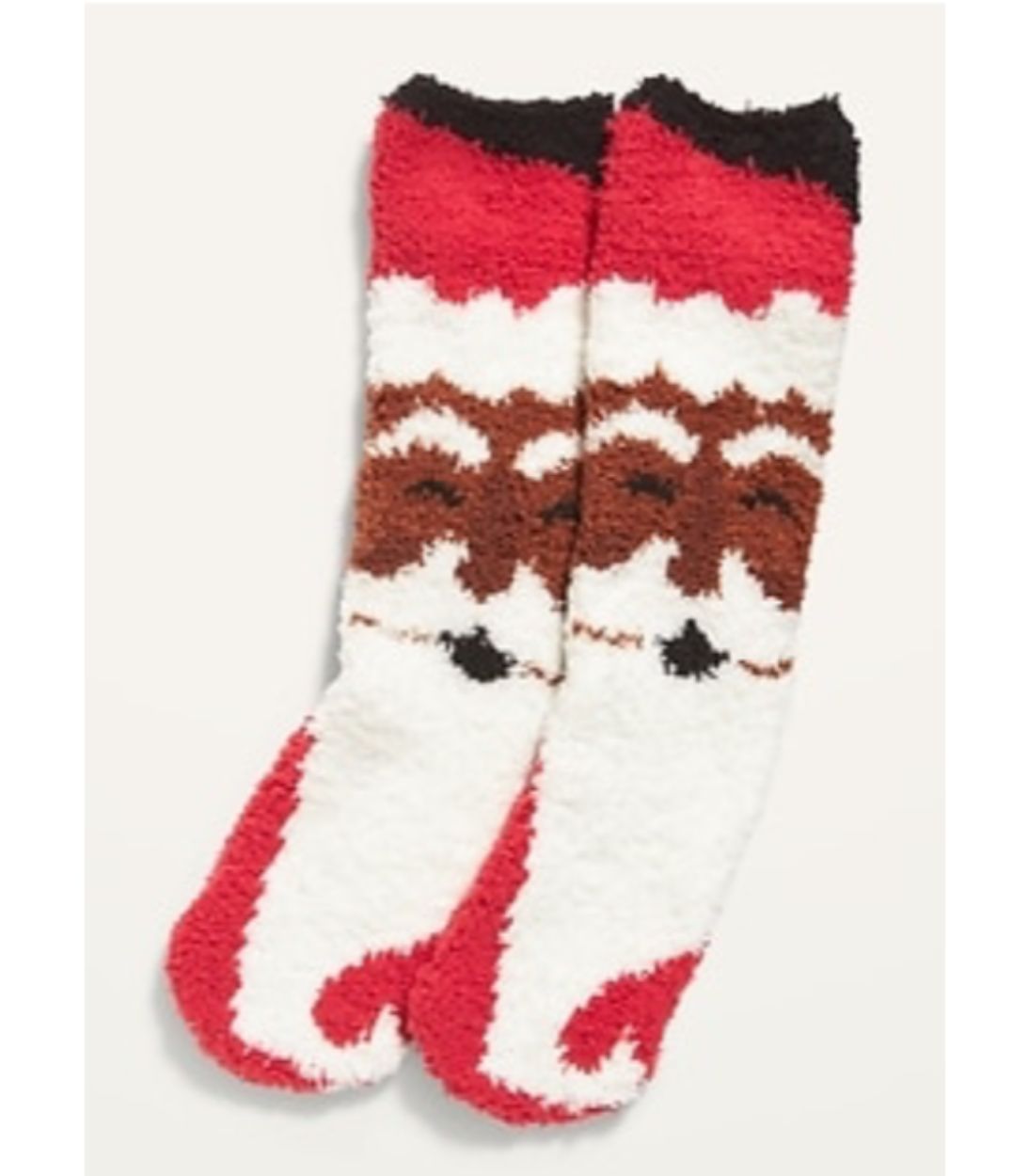 Black Santa socks from Old Navy