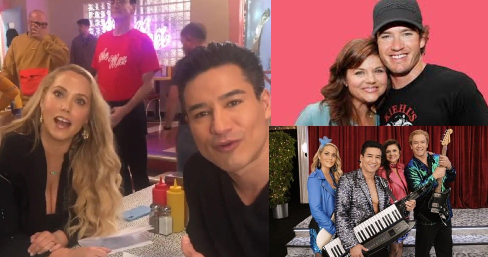Mario Lopez Brings Wife To Set Of 'Saved By The Bell' Reboot