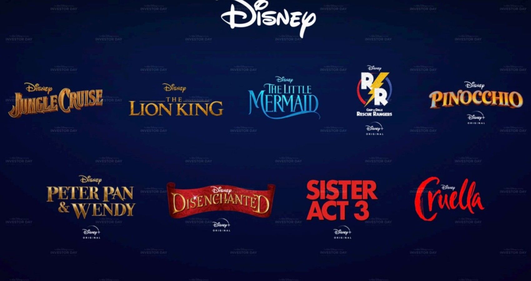New Disney titles coming soon