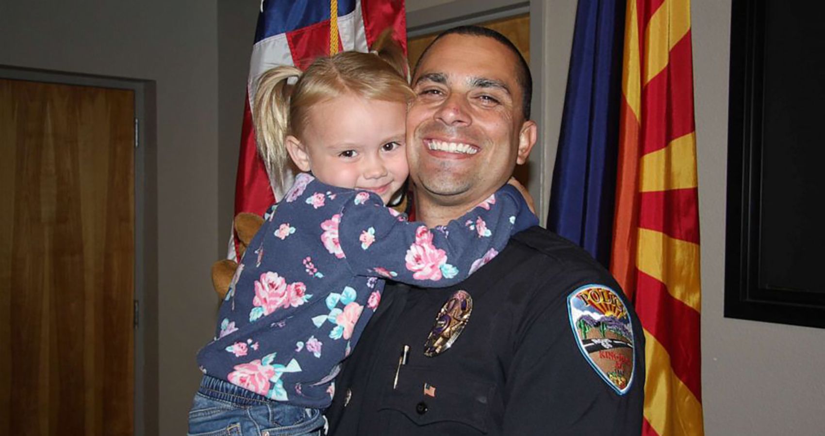 Little Girl Adopted By Police Officer Who Comforted Her On Worst Night