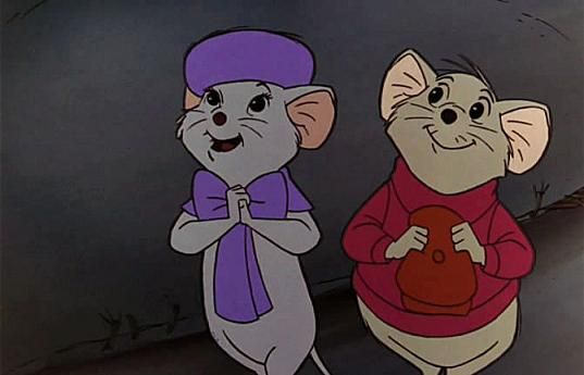 Characters from the Disney movie "The Rescuers