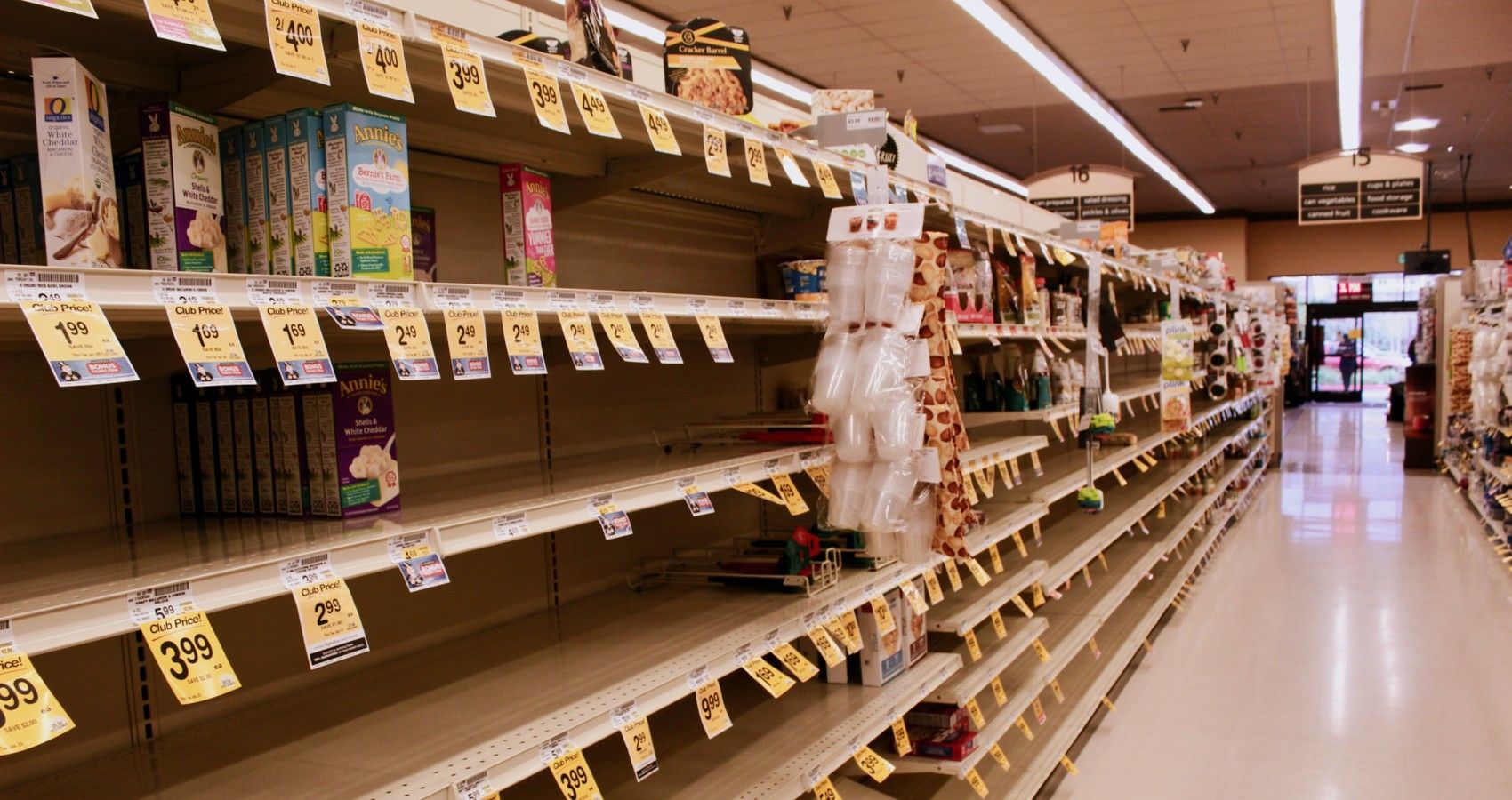 Head's Up Moms, Grocery Stores Have Empty Shelves Again