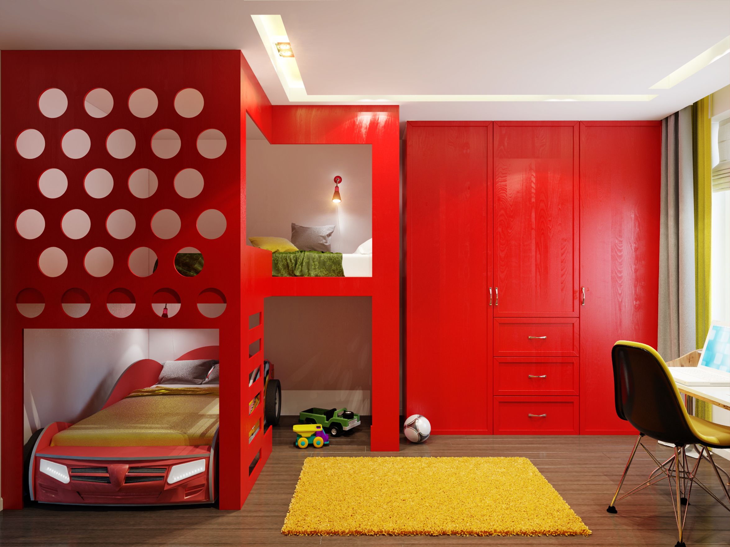 child's red room