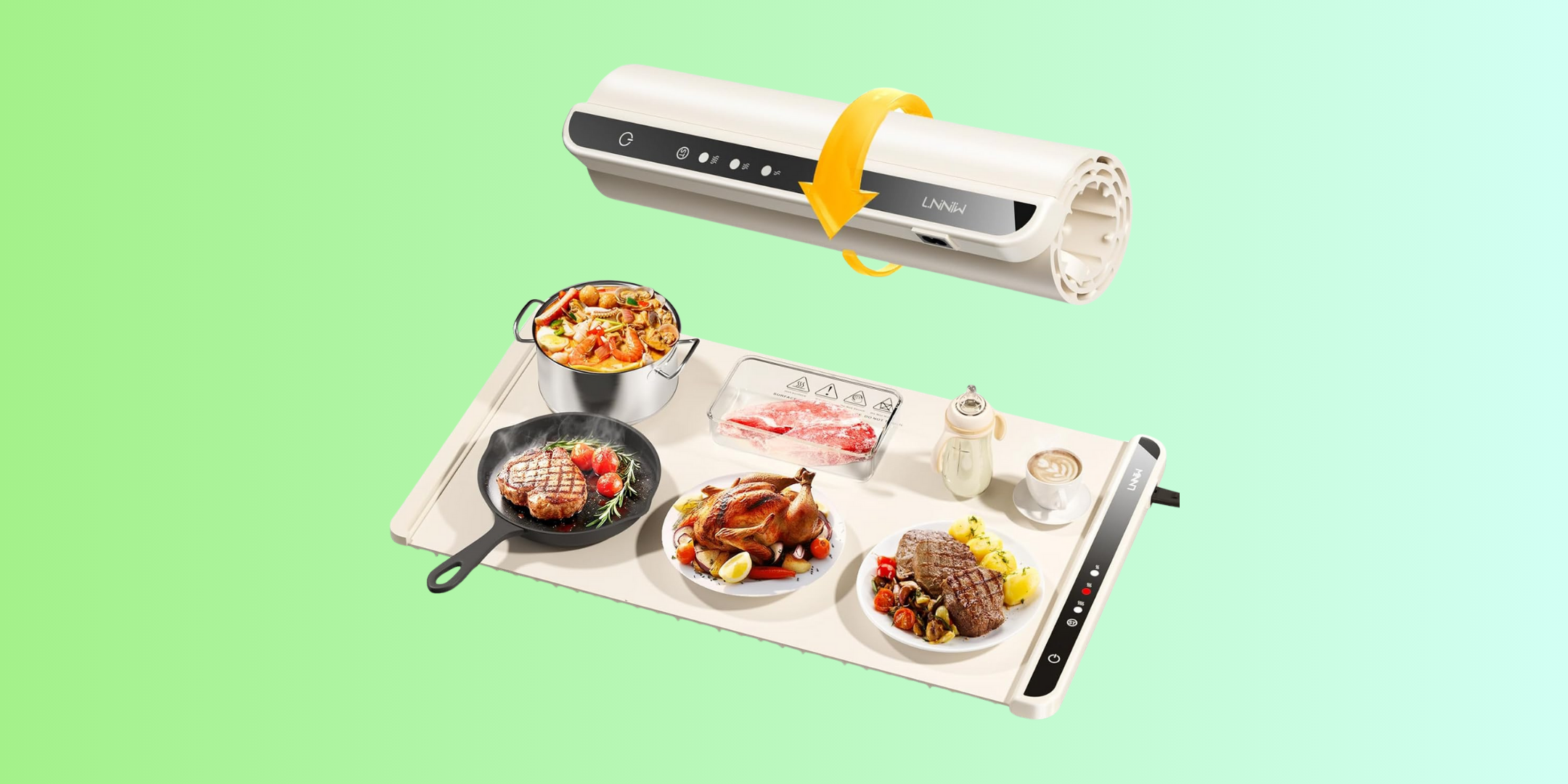 Take Family Dinners To A Whole New Level With The Lnniw Electric Warming Mat That's On Sale