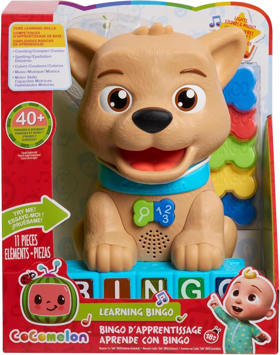 Toyland Cocomelon Bus Bingo-Spiel – Lernspiel Für Kleinkinder Ab 18 Monaten Mit 4 Buskarten Toyland Cocomelon Bus Bingo-Spiel – Lernspiel Für Kleinkinder Ab 18 Monaten Mit 4 Buskarten