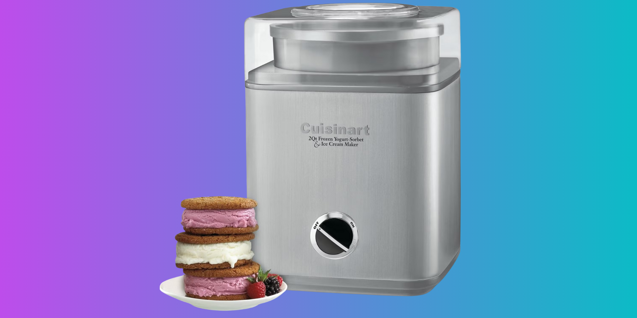 Cuisinart 2-Quart Ice Cream Maker: Make Homemade Frozen Treats This Summer
